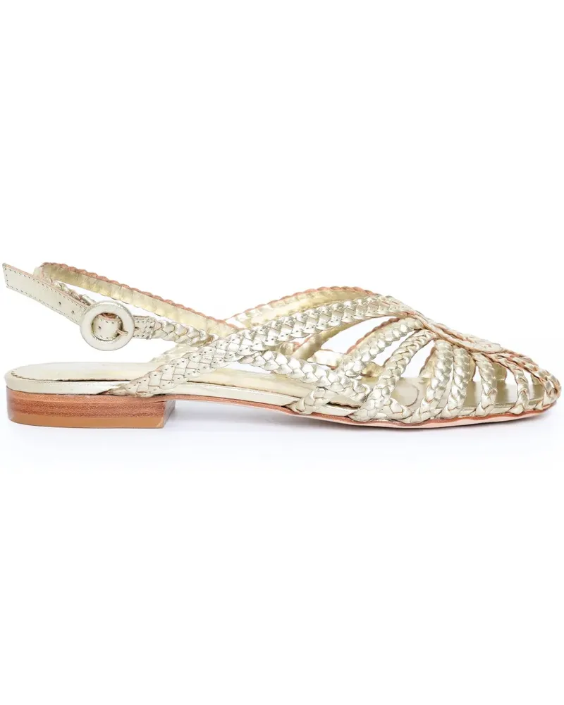 Sarah Chofakian Nudo Slingback-Pumps - Gold Gold