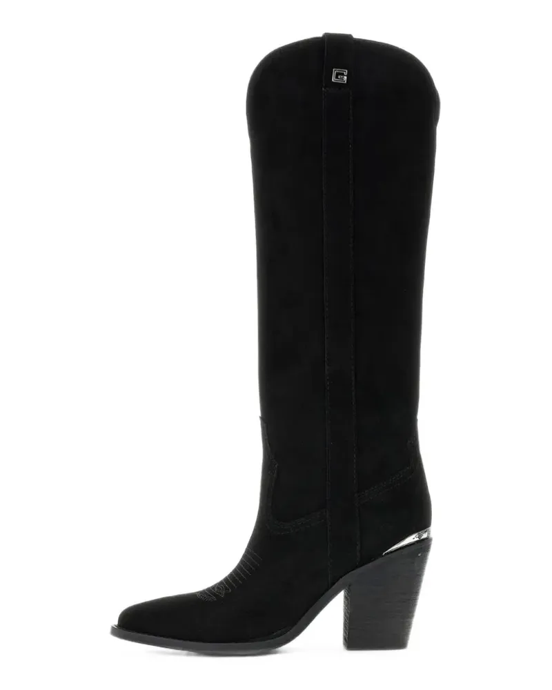 Guess Western-style knee-high boots - Schwarz Schwarz