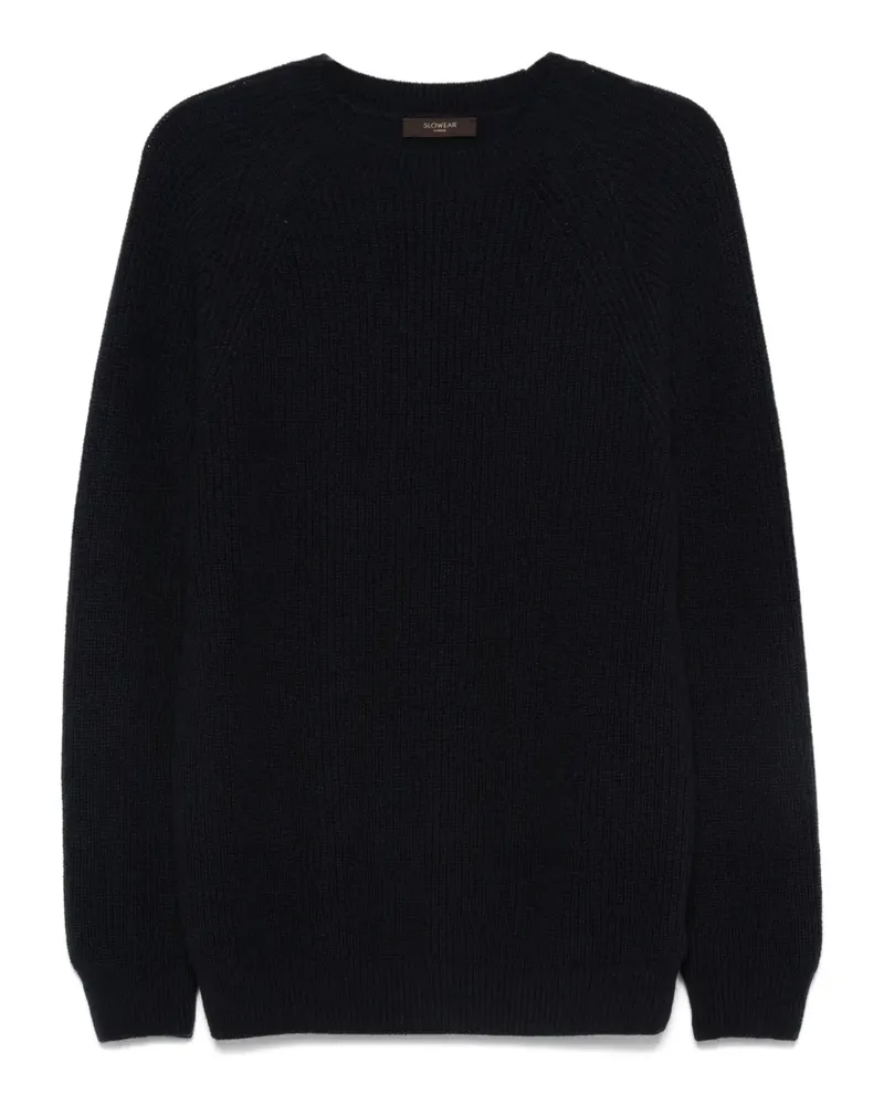 Zanone Kaschmirpullover mit Raglanärmeln - Blau Blau