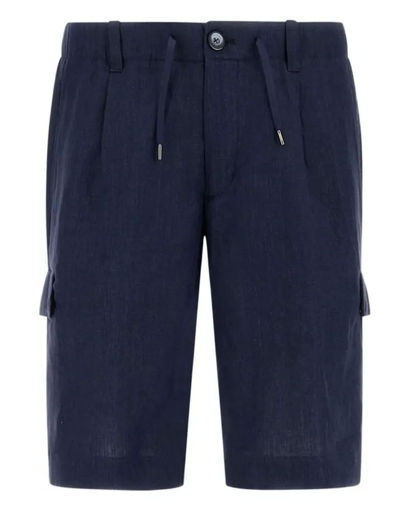 Herno Cargo-Shorts mit Kordelzug - Blau Blau