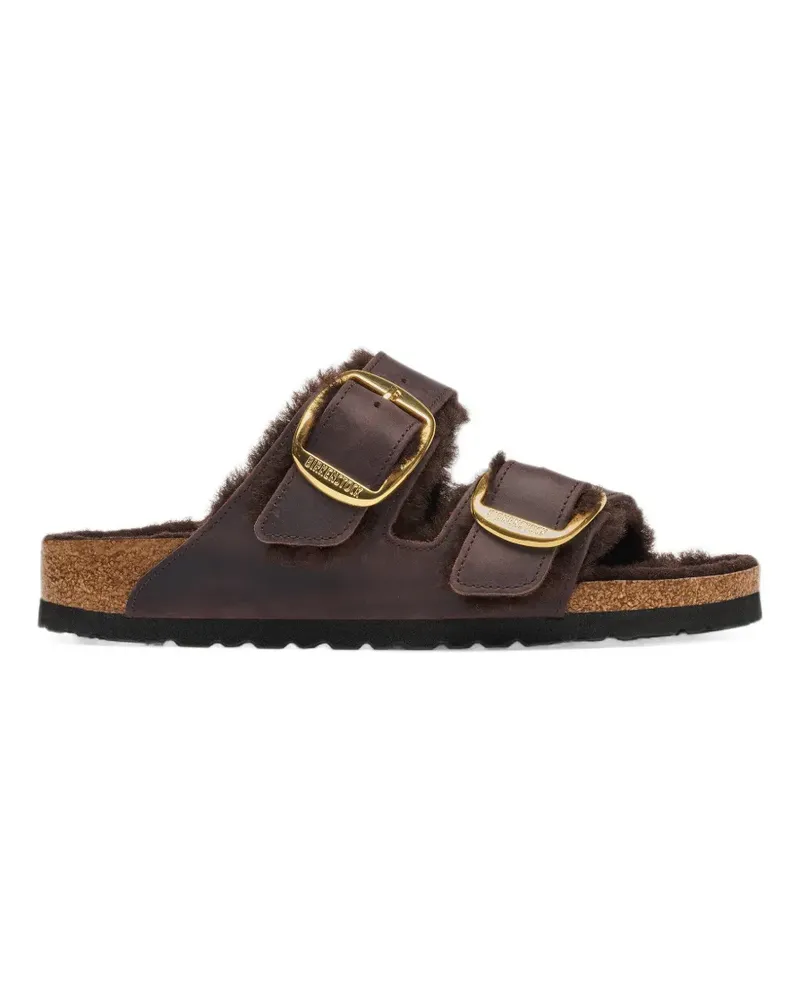 Birkenstock Arizona Big Buckle shearling sandals - Braun Braun