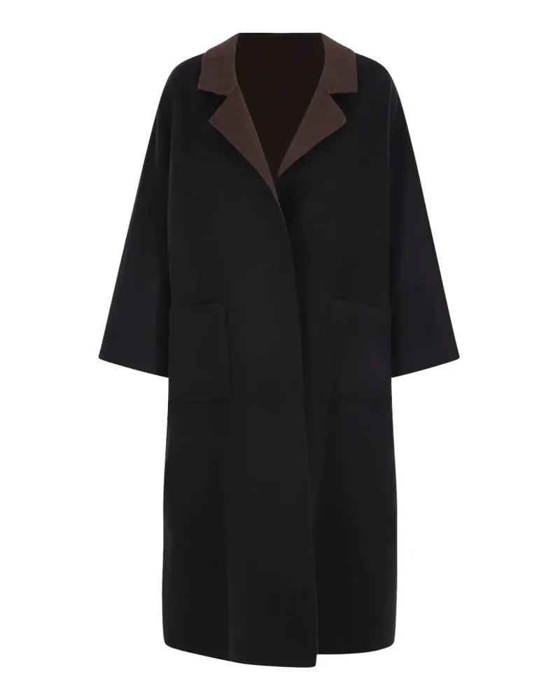Daniela Gregis reversible wool coat - Schwarz Schwarz