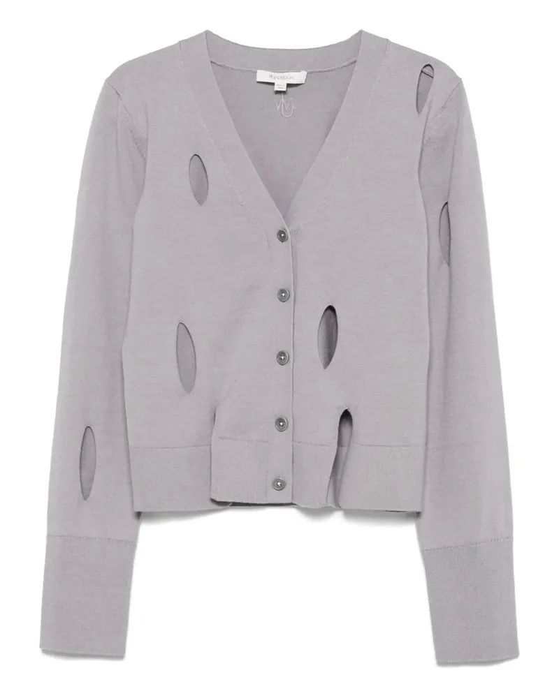J.W.Anderson Cardigan mit Schlitz - Grau Grau