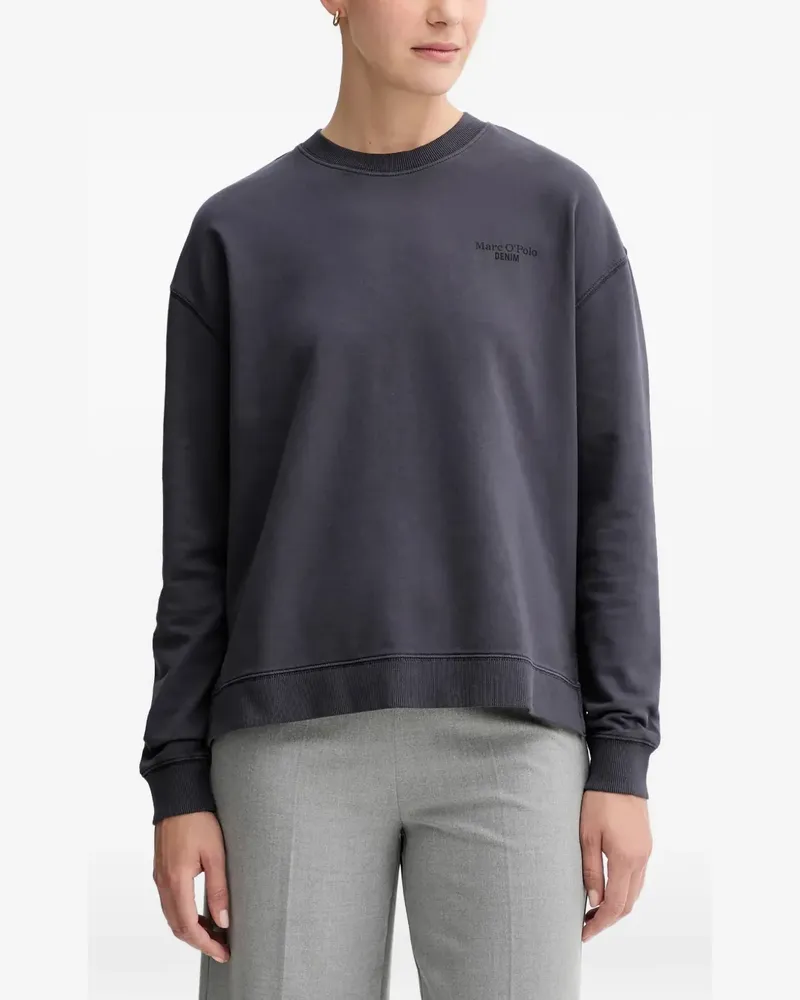 Marc O'Polo logo-print cotton sweatshirt - Blau Blau