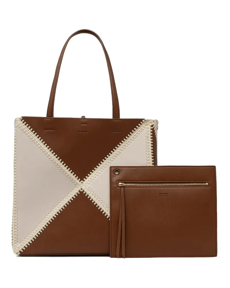 Nanushka Origami Handtasche - Braun Braun