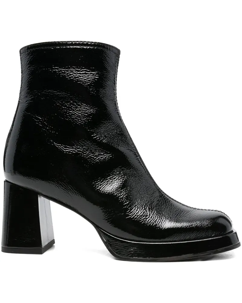 Chie Mihara Kentin Stiefel mit Blockabsatz 75mm - Schwarz Schwarz