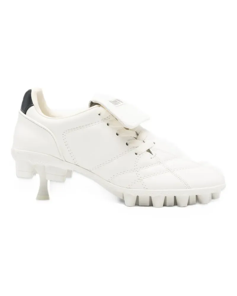 MIHARAYASUHIRO quilted football-style pumps - Weiß Weiß