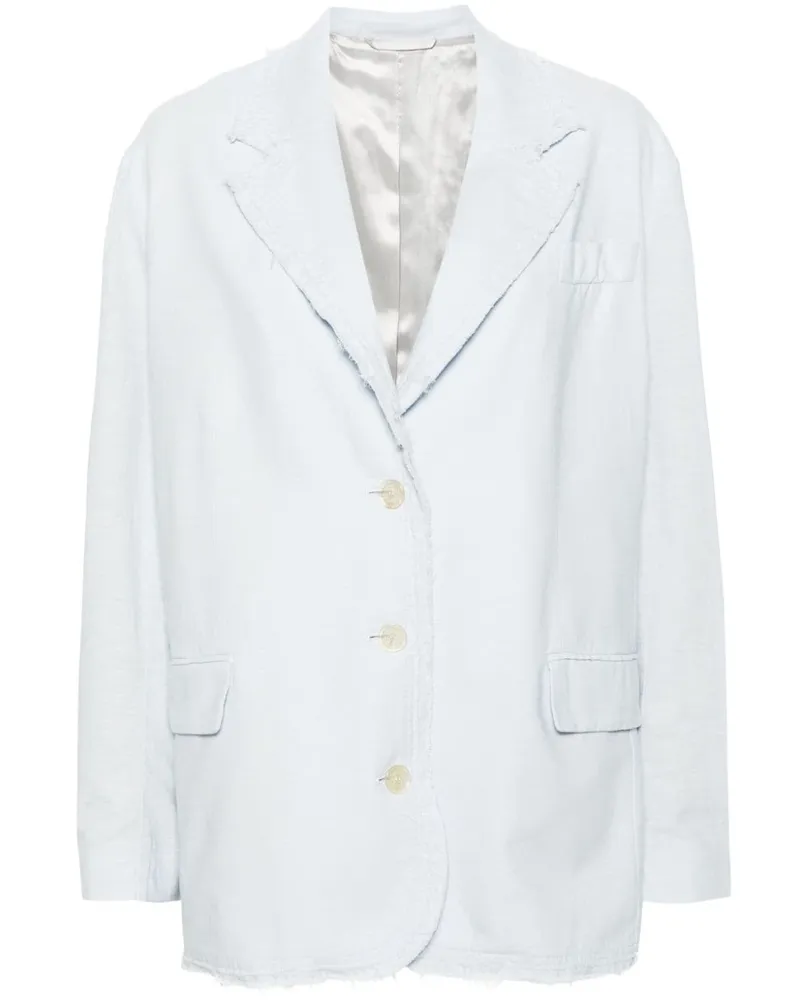 Acne Studios Einreihiger Blazer Blau