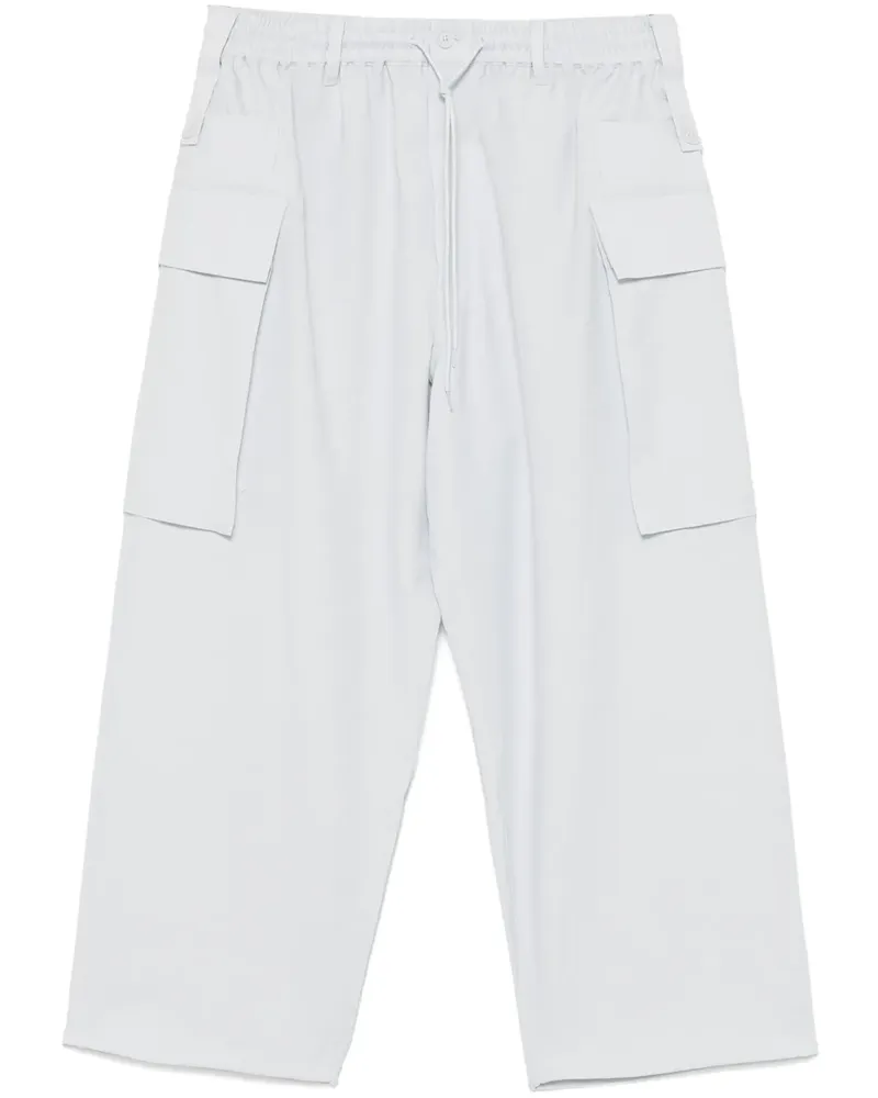 Y-3 Cargohose mit weitem Bein - Blau Blau