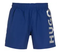 Abas Badeshorts mit Metallic-Logo - Blau