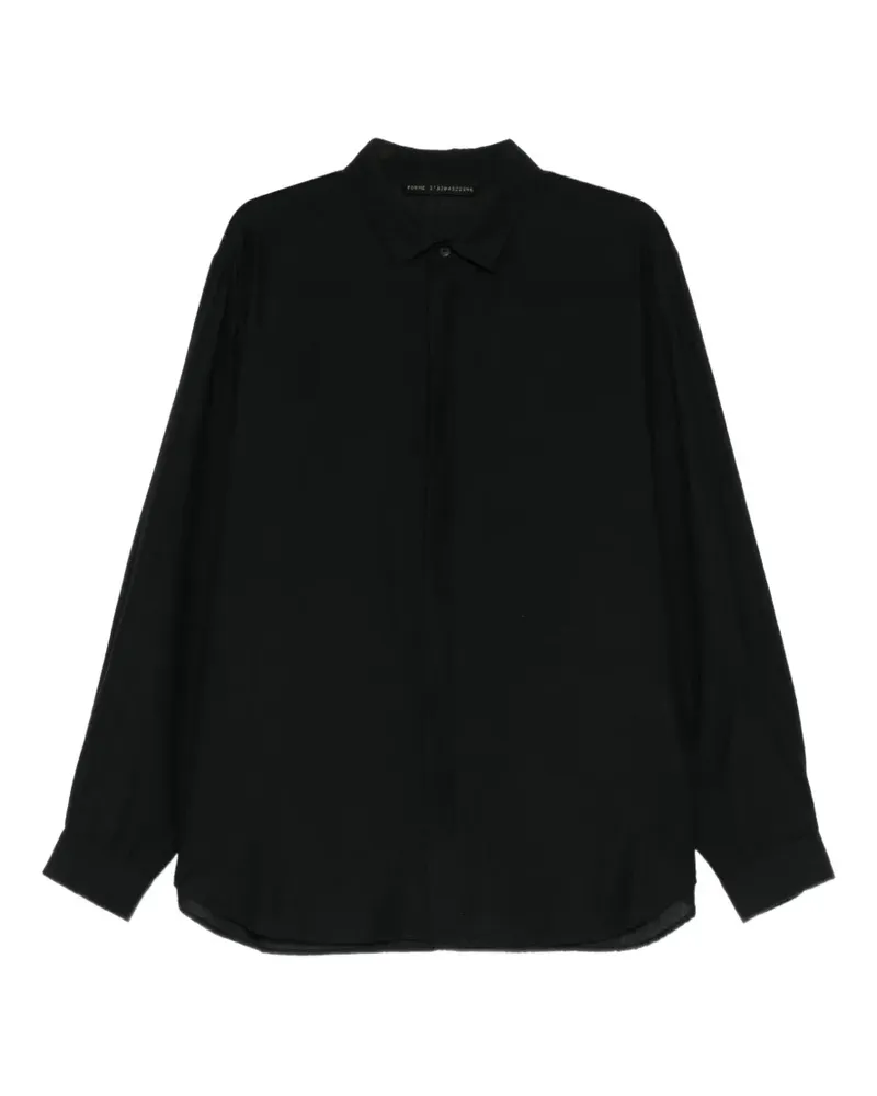 forme d'expression long-sleeve shirt - Schwarz Schwarz