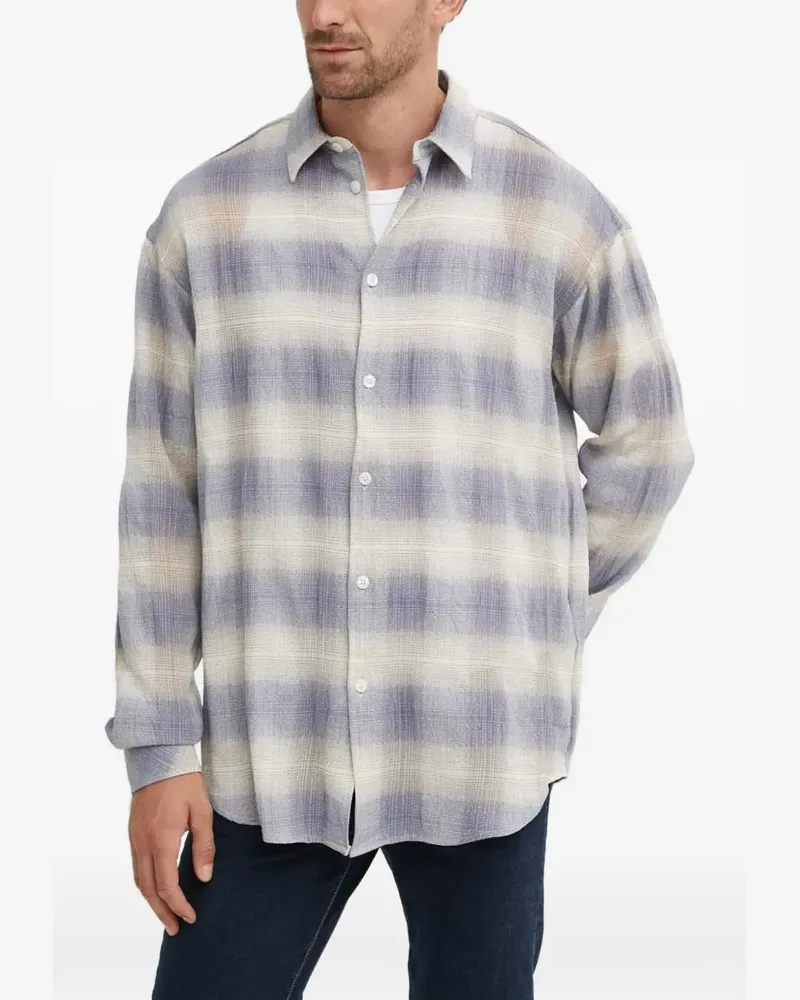 Samsøe & Samsøe Hemd mit Karomuster - Blau Blau