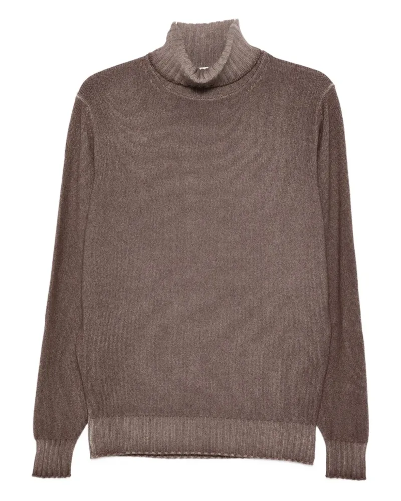 Filippo de Laurentiis roll-neck ribbed knitwear - Braun Braun