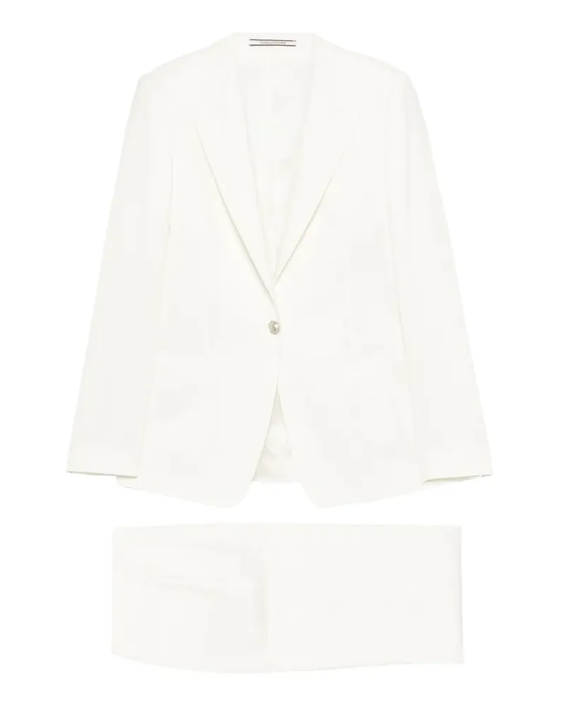 Tagliatore single-breasted peak-lapel suit - Nude Nude
