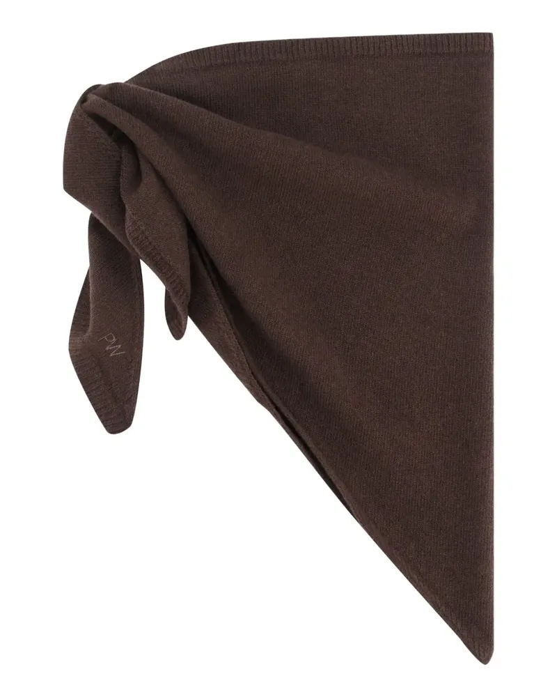 Paloma Wool Prima knot-detail scarf - Braun Braun