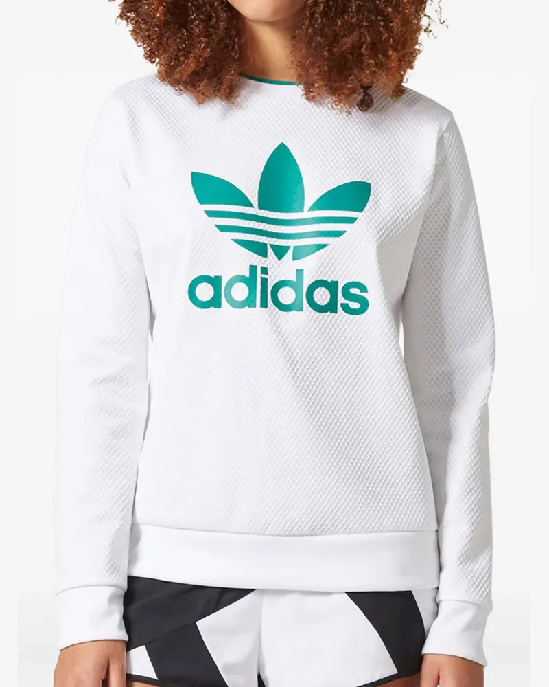 adidas Trefoil Sweatshirt - Weiß Weiß