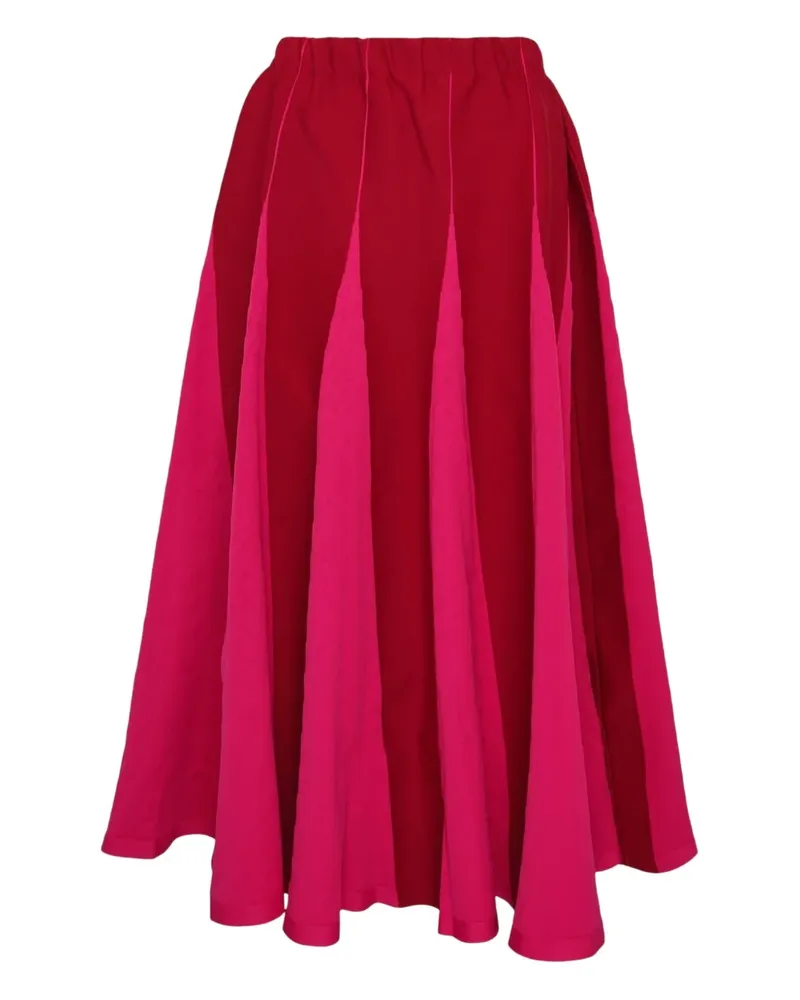 CFCL Conic panelled midi skirt - Rot Rot