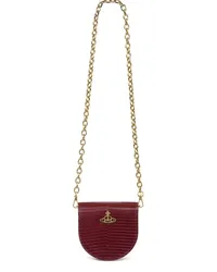 Vivienne Westwood Lizard Satchel-Umhängetasche Rot