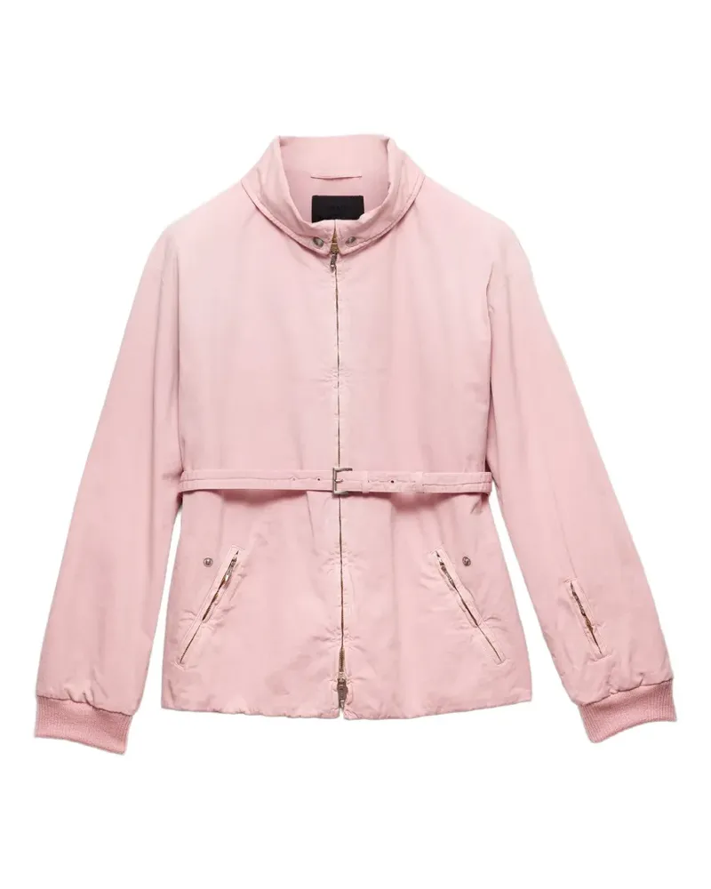 Prada Jacke aus Popeline - Rosa Rosa