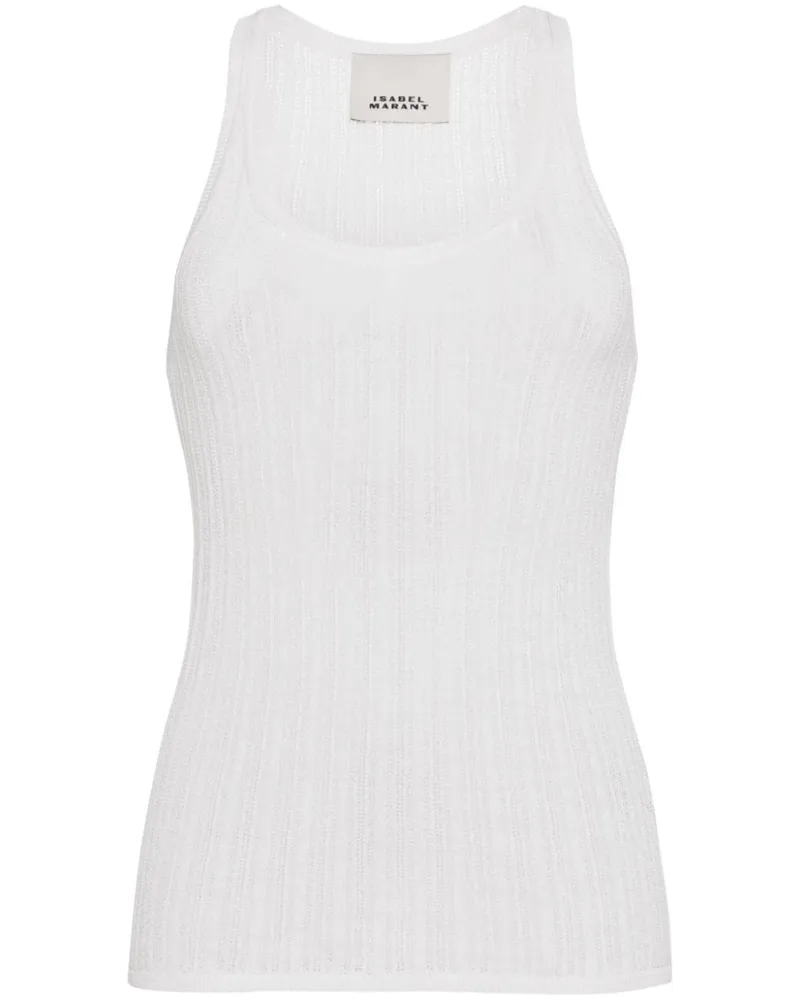 Isabel Marant Gestricktes Dorsia Tanktop - Weiß Weiß