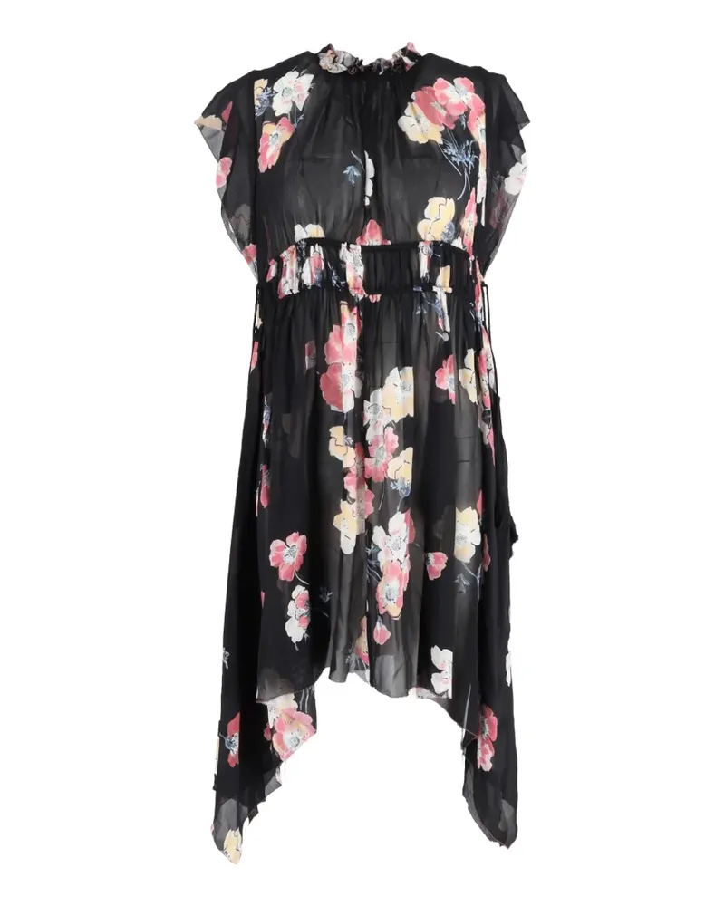 Ulla Johnson Luisa floral-print midi dress - Schwarz Schwarz