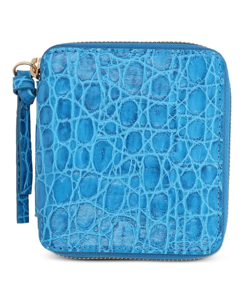 Dries van Noten Klassisches Portemonnaie - Blau Blau