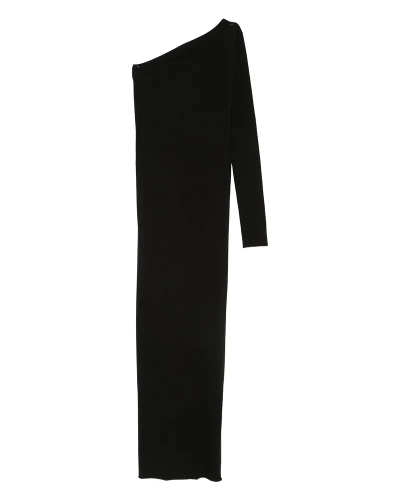 DRKSHDW by Rick Owens Maxikleid mit asymmetrischem Ausschnitt - Schwarz Schwarz