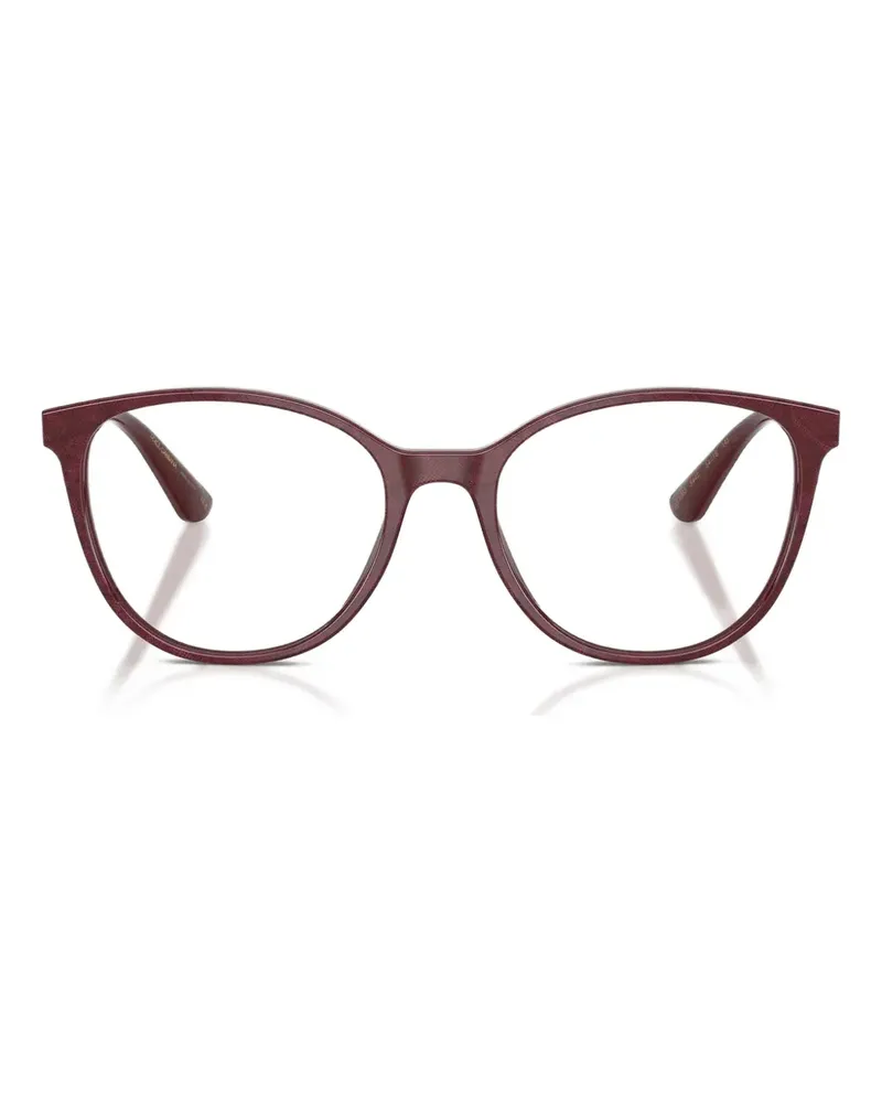 Dolce & Gabbana Brille mit rundem Gestell - Rot Rot