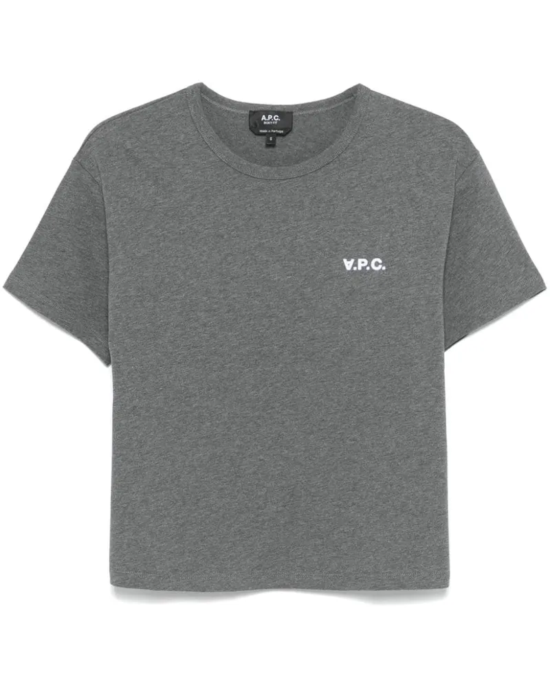 A.P.C. Boxy Petit VPC T-Shirt - Grau Grau