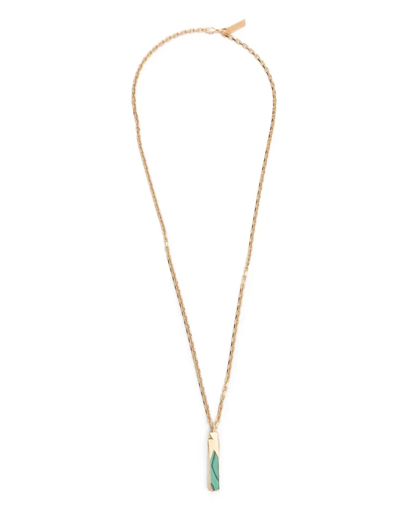 Lanvin Halskette mit geometrischem Anhänger - Gold Gold