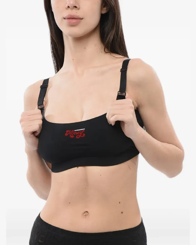 Dsquared2 Honey Sport-BH - Schwarz Schwarz