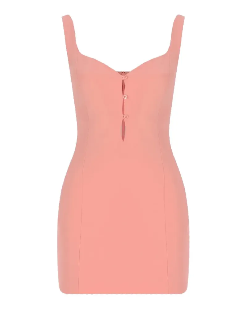Zeynep Arcay Cin button-up wool mindress - Rosa Rosa