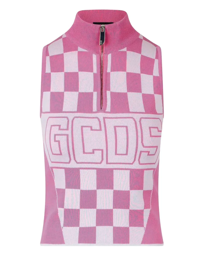GCDS Oberteil mit Logo - Rosa Rosa
