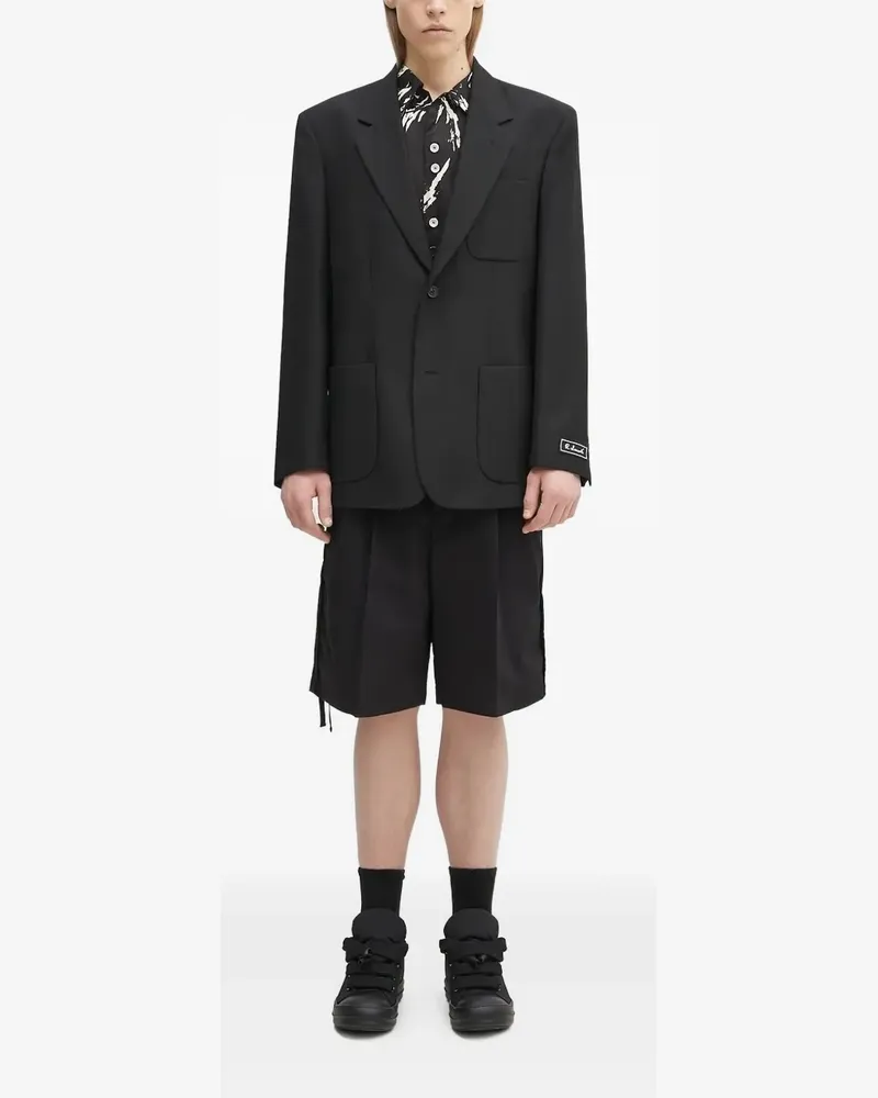 Lacoste Sakko mit aufgesetzten Taschen - Schwarz Schwarz