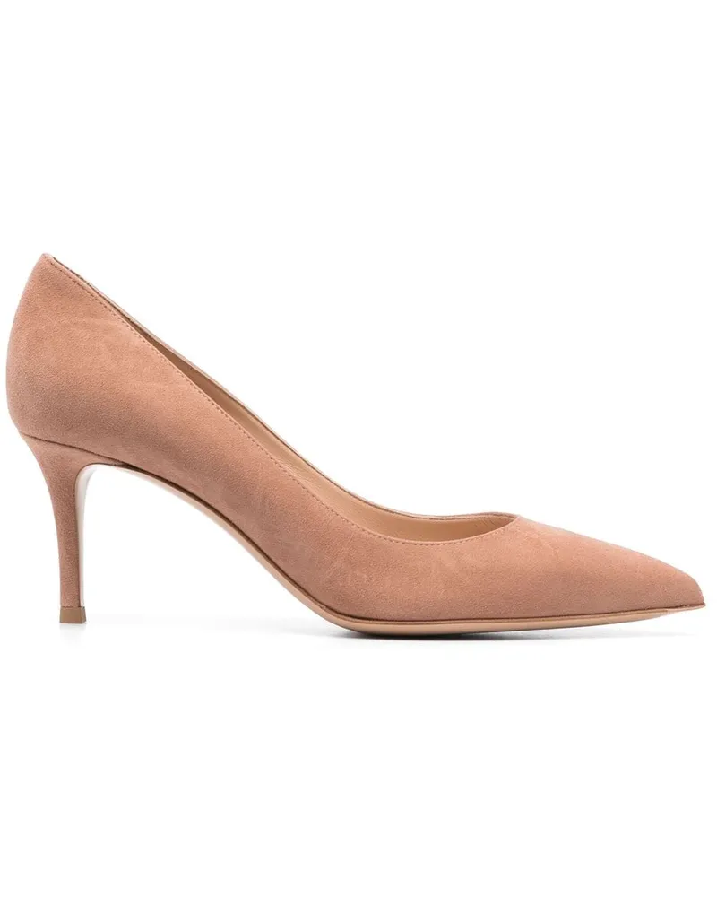 Gianvito Rossi Perry Pumps 70mm - Nude Nude