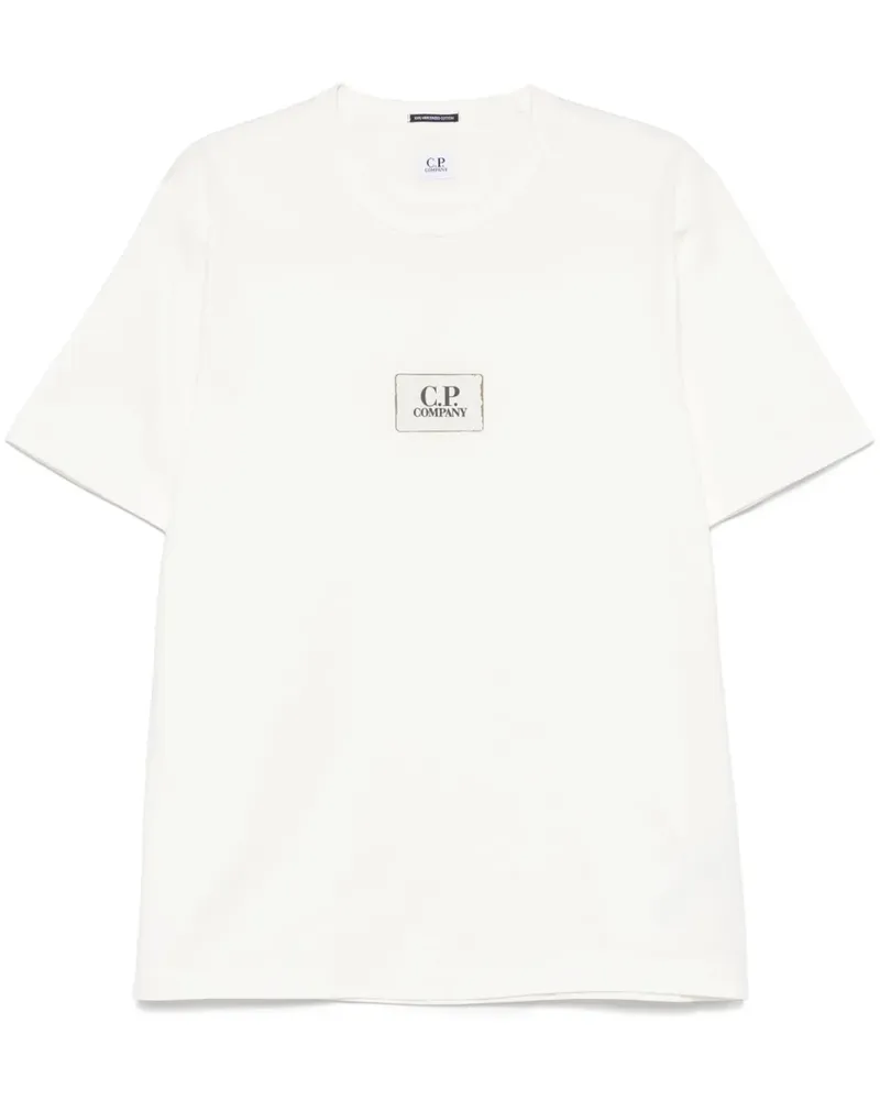 C.P. Company T-Shirt mit Logo-Print - Weiß Weiß