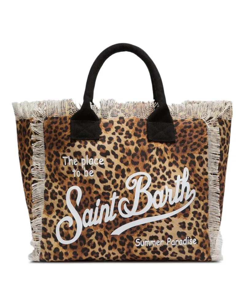 MC2 Saint Barth Vanity fringe tote bag - Nude Nude