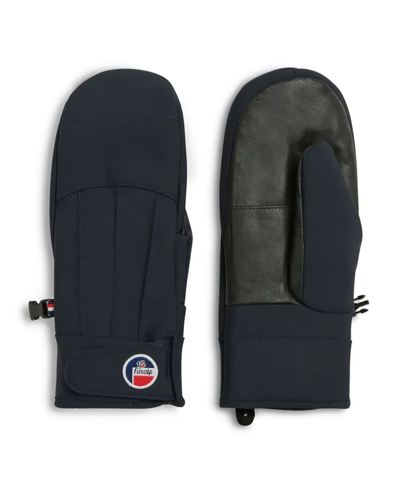 FUSALP Handschuhe mit Logo-Patch - Blau Blau