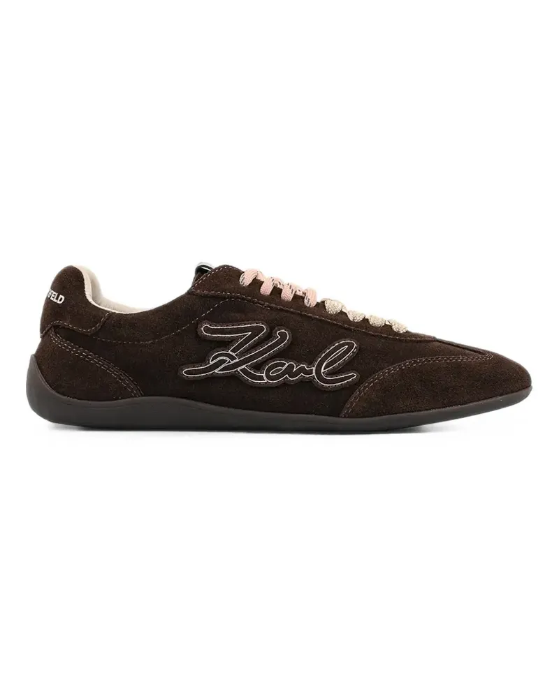 Karl Lagerfeld Sneakers aus Wildleder - Braun Braun