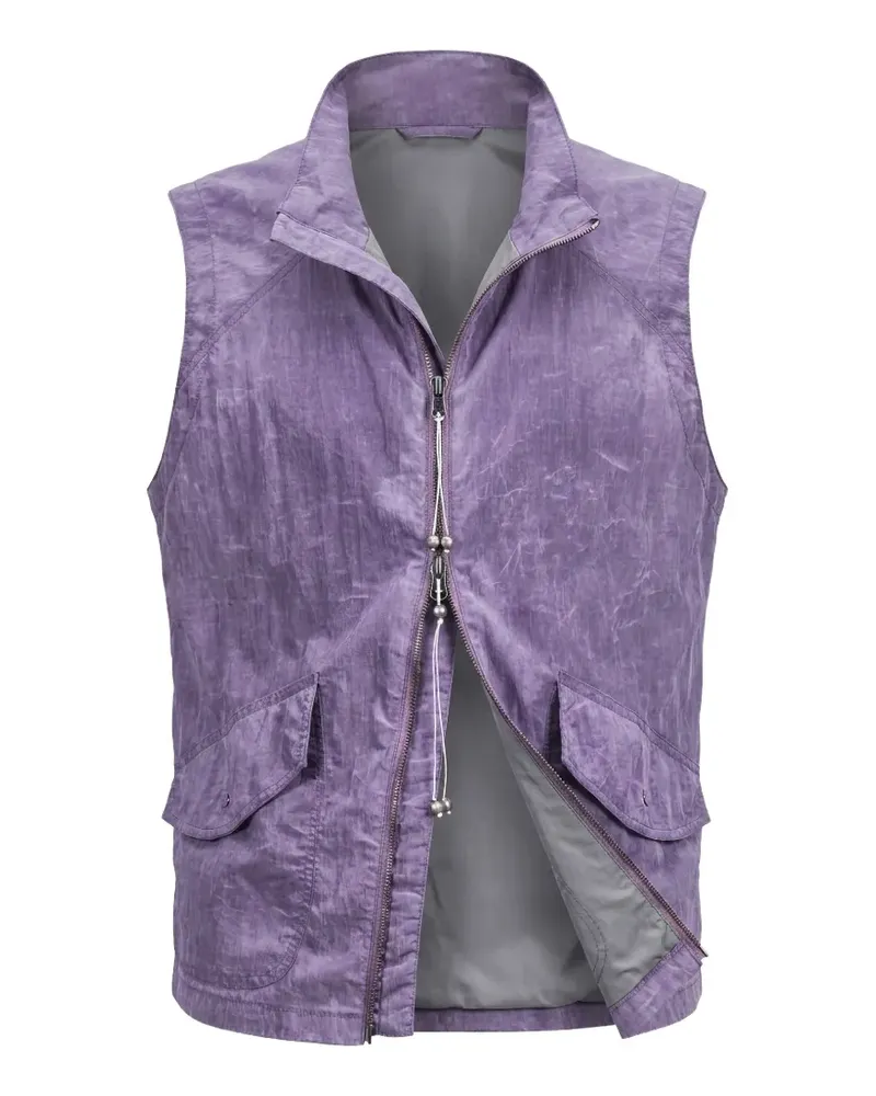 Saul Nash Weste in Knitteroptik - Violett Violett