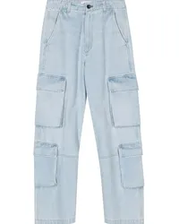 Citizens of humanity Delena Cargo-Jeans mit geradem Bein Blau