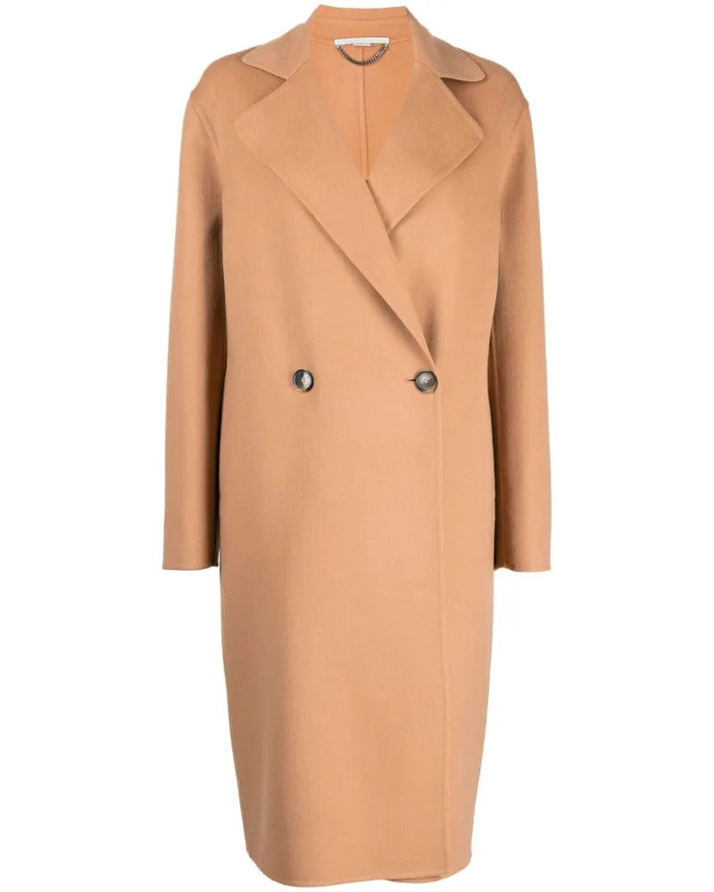 Stella McCartney Doppelreihiger Mantel - Braun Braun