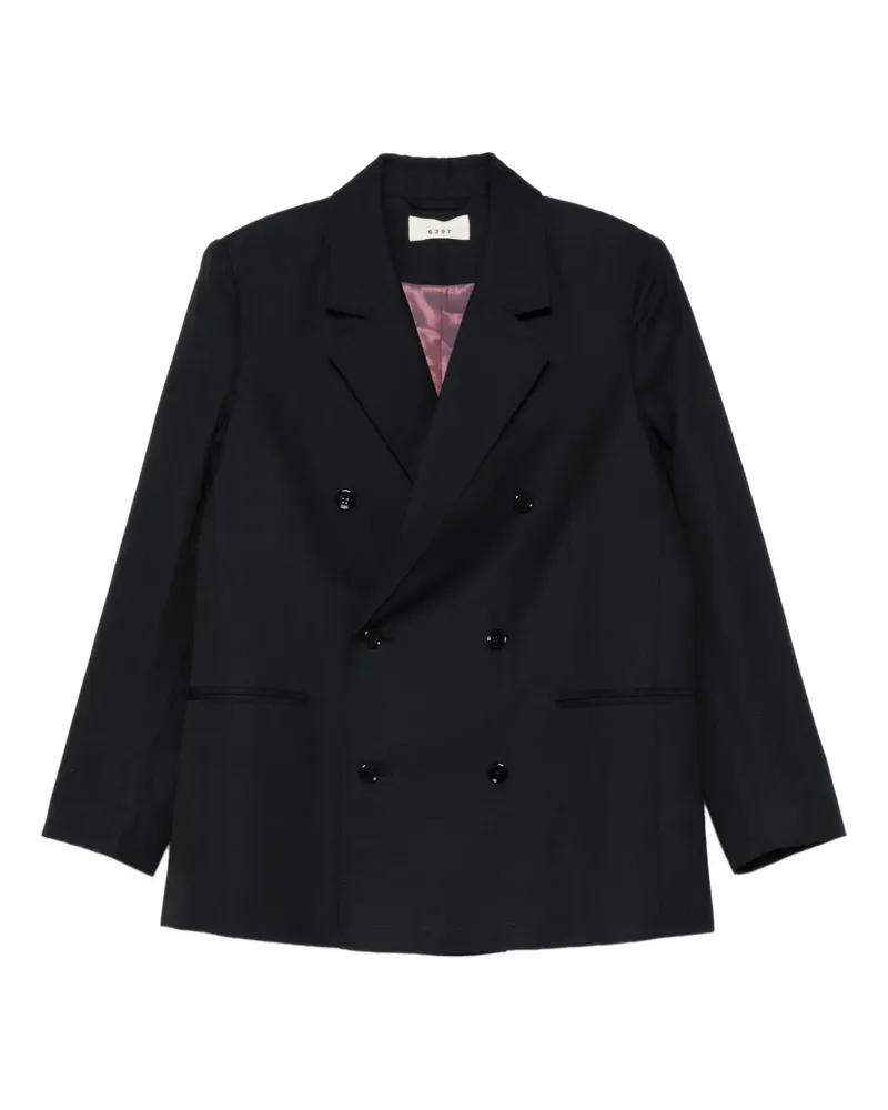6397 double-breasted blazer - Blau Blau
