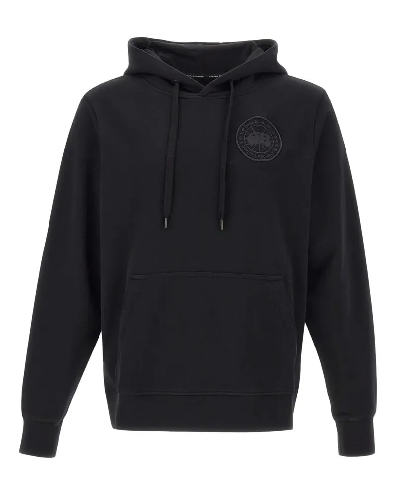 Canada Goose Huron Hoodie mit Logo-Stickerei - Schwarz Schwarz