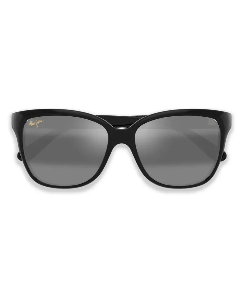 Maui Jim Sonnenbrille mit Cat-Eye-Gestell - Schwarz Schwarz