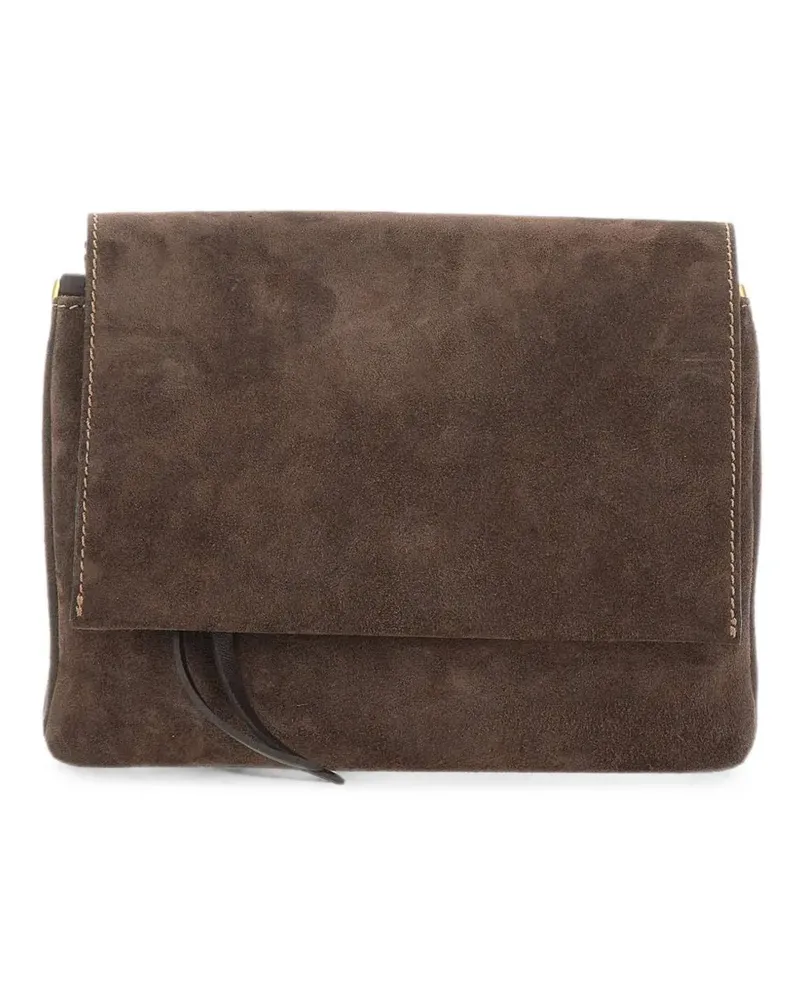 Gianni Chiarini small Three suede shoulder bag - Braun Braun