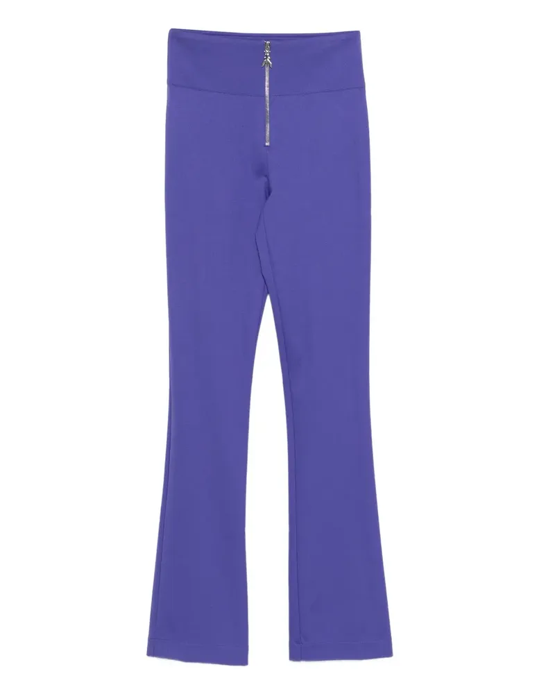 Patrizia Pepe Ausgestellte High-Waist-Hose - Violett Violett