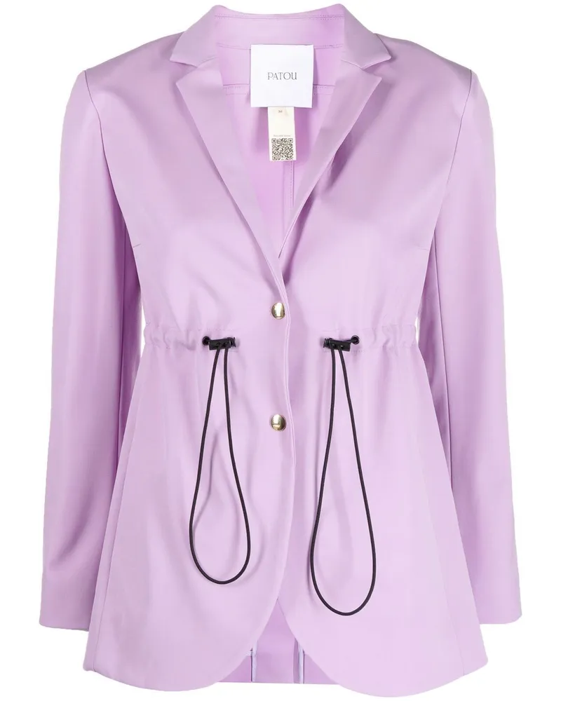 Patou Einreihiger Blazer - Violett Violett