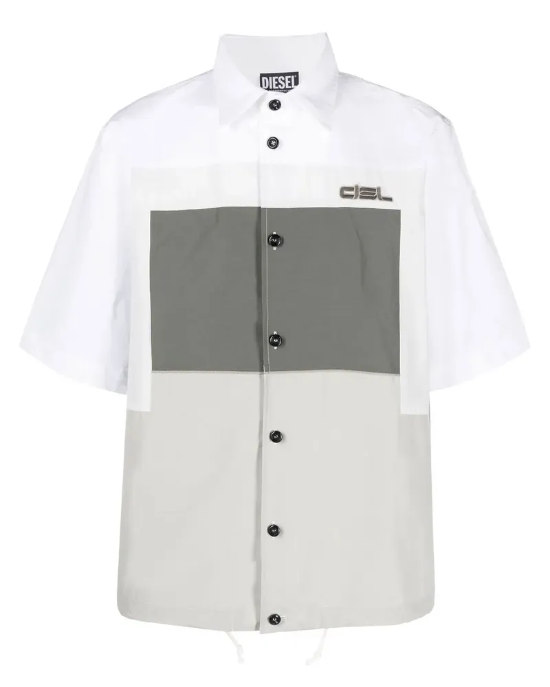 Diesel Hemd aus Farbe - Weiß Weiß