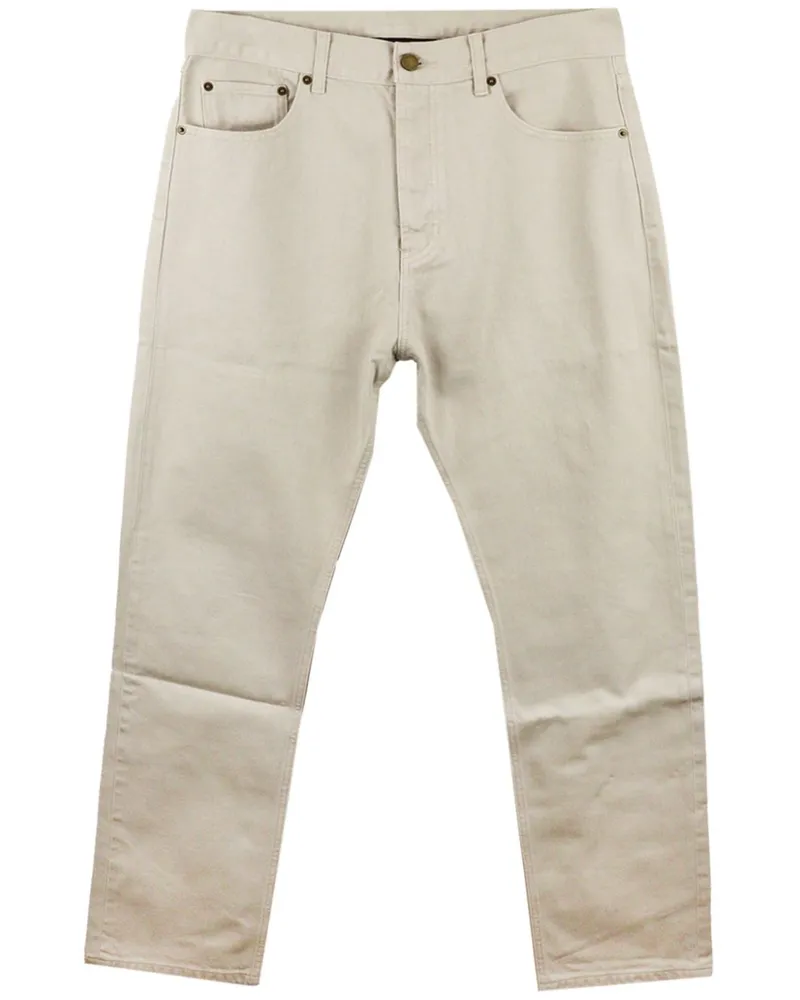 Fear of God Straight-Leg-Jeans mit Logo - Nude Nude